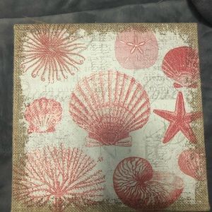 12x12 canvas/burlap wall art.